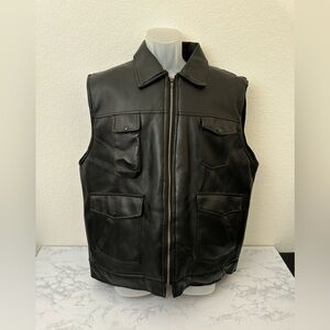 Pacific Flyer PFG International Products Leather Sleeveless Jacket XL Limited C2